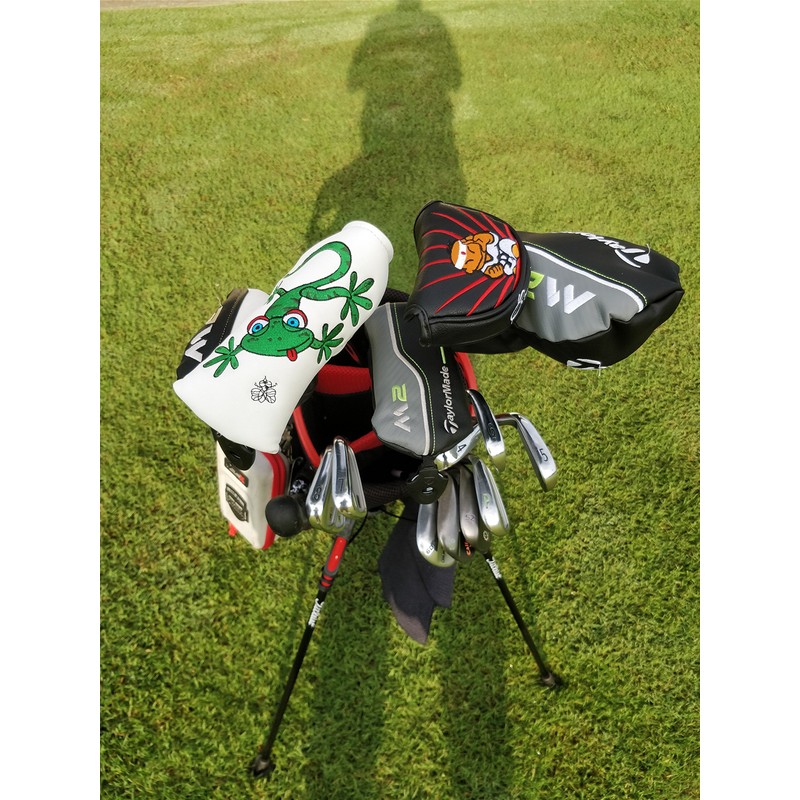 Craftsman Golf Green Gecko Eating Mosquito White Blade Putter Cover