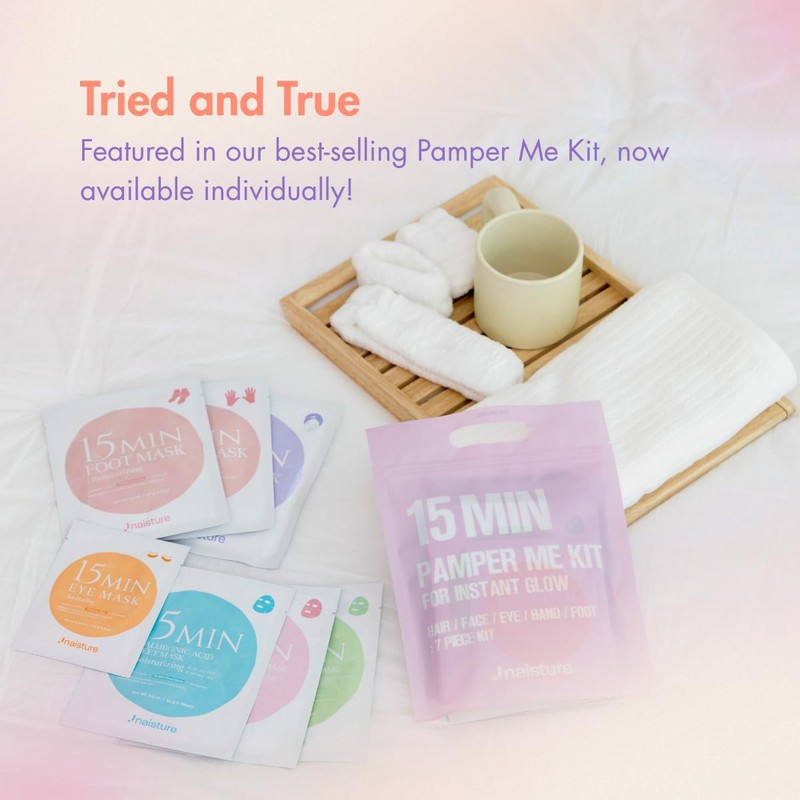 15 Min Nourishing Travel Hair Mask Set for Deep Conditioning,