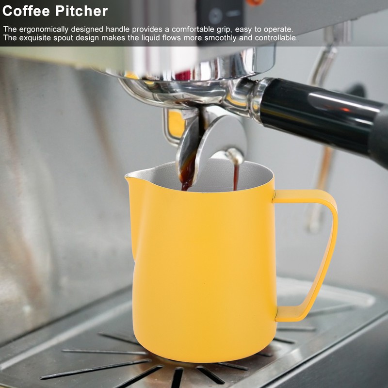600ml Stainless Steel Milk Frothing Cup Jug Pitcher Latte Art