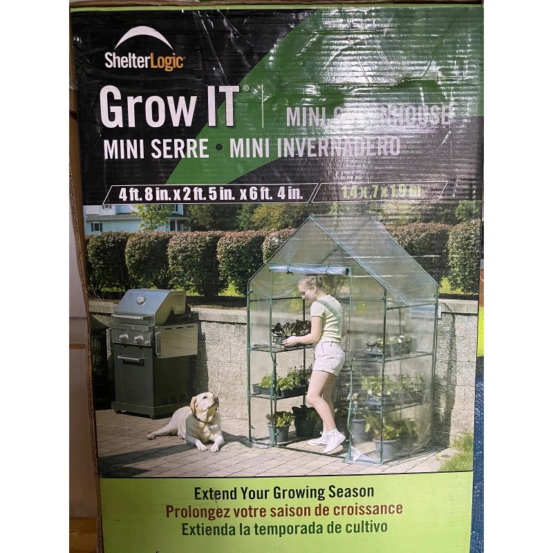 ShelterLogic Shelter Logic #70519 Grow It 4 Tier Mini Growhouse
