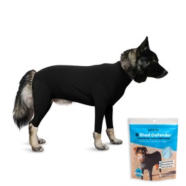 Shed Defender Sport Dog Onesie - Seen on Shark Tank, Shedding Bodysuit for Dogs, Anxiety Vest, Calming Shirt, Hot Spots, Allergy Tick & UV Protection, Recovery Suit, Full Body Shed Suit, Vet Approved