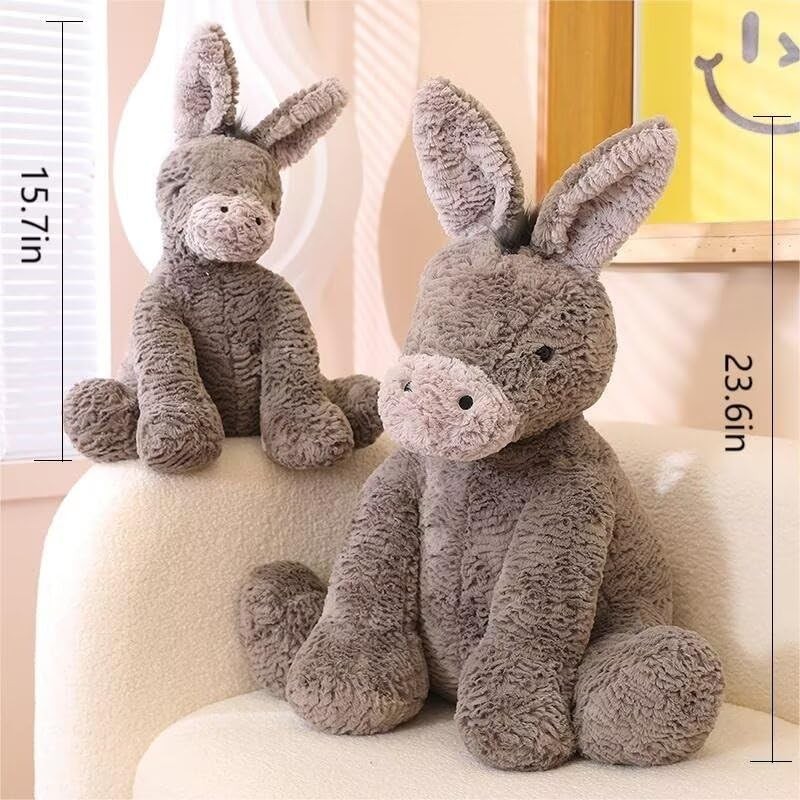 DHXSTSM Donkey Stuffed Animal,Stuffed Donkey Plush Toy -23.6 Inches