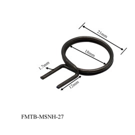 EILRUSH 5Pcs Replacement Spring for The Door Handle,Door Handle Internal Repair Replacement,Handle Torsion Spring,for Repair Torsion Spring Replacement Coil Insid (FMTB-MSNH-27)