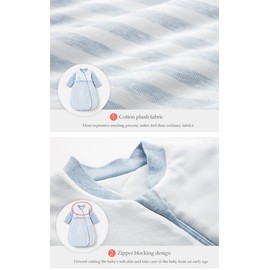 Babyah Kids Wearable Blanket Toddlers Baby Sleeping Bag Sleeves Detachable