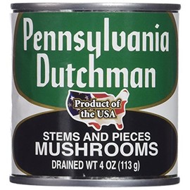 Pennsylvania Dutchman Canned Mushrooms - 12/4 oz. cans by Pennsylvania Dutchman