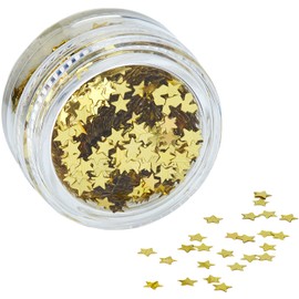 Stargazer Cosmetic Glitter Stars for use on the face - Gold, 5036469042096
