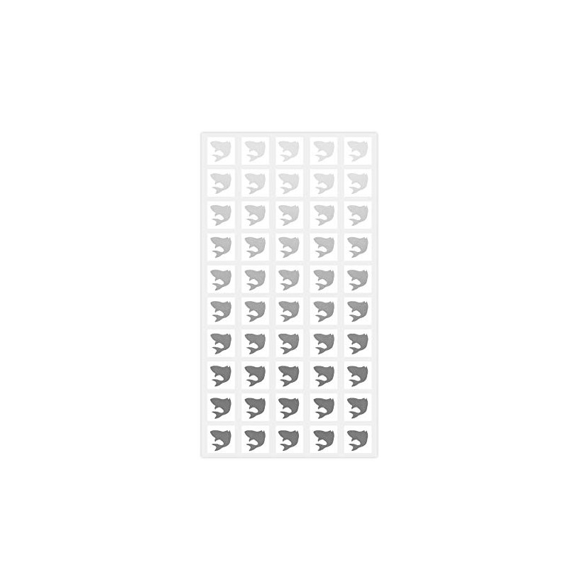 Wedding White Square Meal Choice Stickers for Party Indicator Place