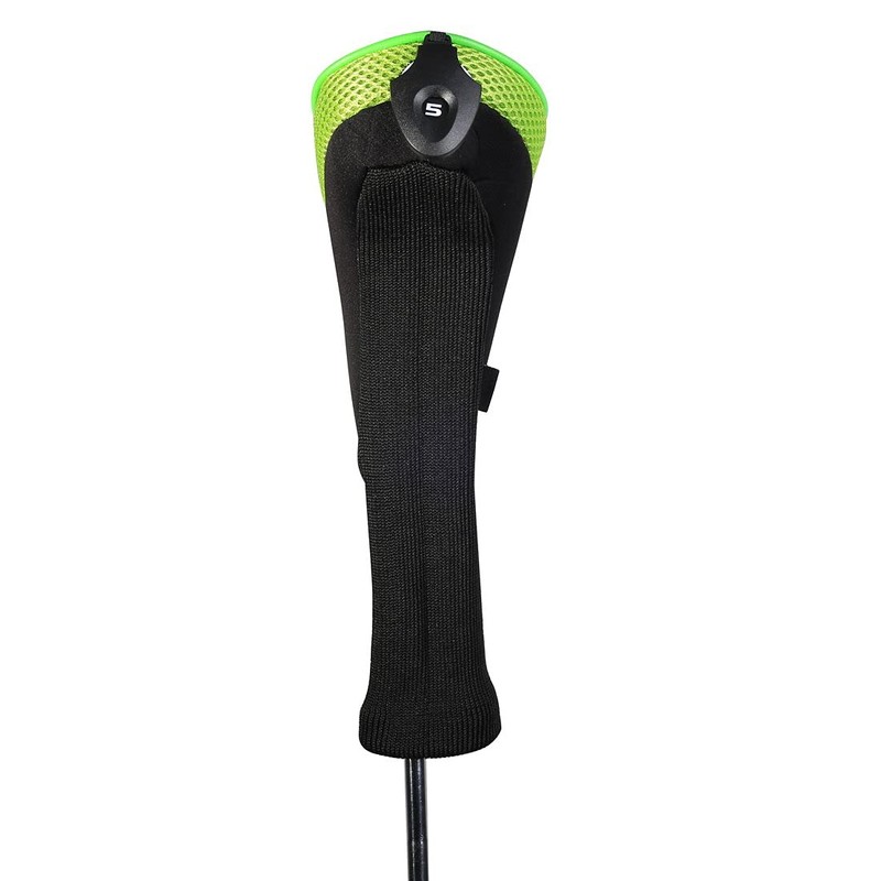 Andux Long Neck Golf Hybrid Club Headcovers with Interchangeable Number