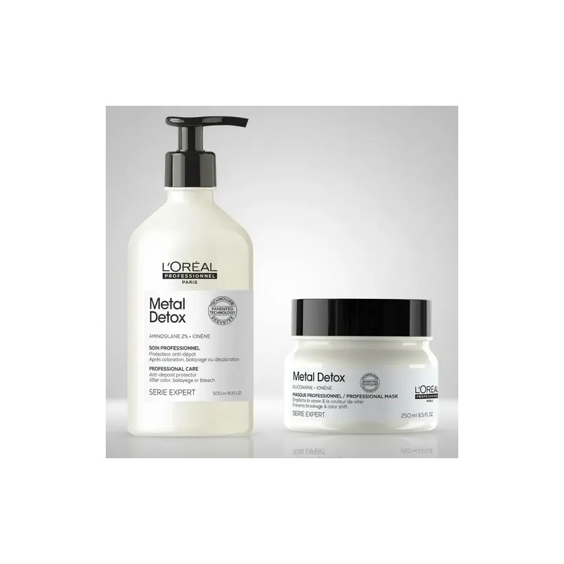 Loreal Metal Detox Duo Shampoo 500ml & Mascarilla 250ml