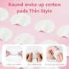Cotton Rounds 150 almohadillas desmaquillantes en caja, hipoalergénicas, sin pelusas,