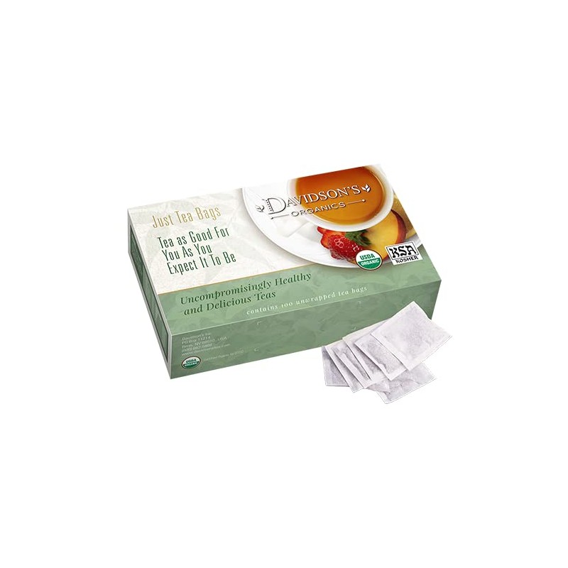 Davidson's Organics, South African Green Honeybush, 100-count Unwrapped Tea Bags