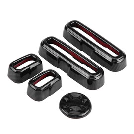 5 pcs Carbon Fiber Style Car Electric Seat Control Switch Cover Trim for Honda CRV 2017