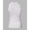 Ninimour Women Sleeveless Tank Top Rhinestone Contrast Sequin Keyhole Collar