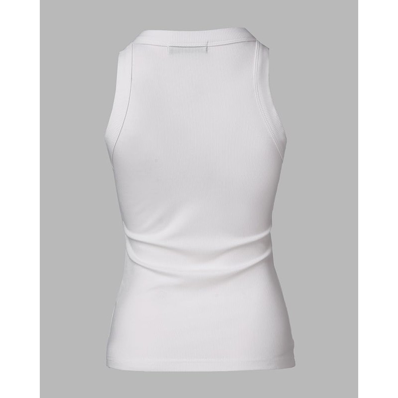 Ninimour Women Sleeveless Tank Top Rhinestone Contrast Sequin Keyhole Collar