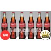 Coca-Cola 6 X Mexican Coca Cola Glass Bottles 12oz Cane