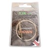 Twin pack 50cm fluorocarbon carp Leaders Carp safety lead Clips
