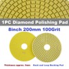 MiJunHD Diamond Polishing Pad, 8 inch 200 mm 100 Grit