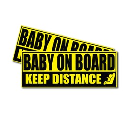 Baby in Car Sign, Baby on Board Sticker Signs for Car Vehicles, Baby Safety Product Decal
