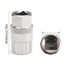 YAZANY Bicycle Freewheel Remover Tool, Mountain Bike Bottom Bracket Repair Cycling Removal Bottom Bracket Repair for Shimano Sunrace Sram Dnp 6,7,8,9,10,11speed Freewheel