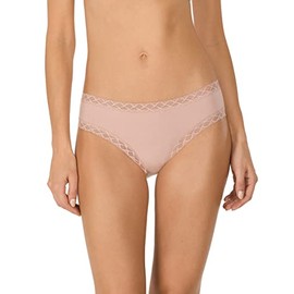 Natori Women's Bliss Cotton Girl Brief 156058, Rose Beige, S