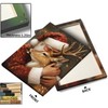 TYPTEK Christmas Wall Art Jolly Santa Claus Holding a Christmas