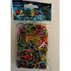 Hippie Mix Polka Dot Multi-Colored Rubber Bands Refill - 600