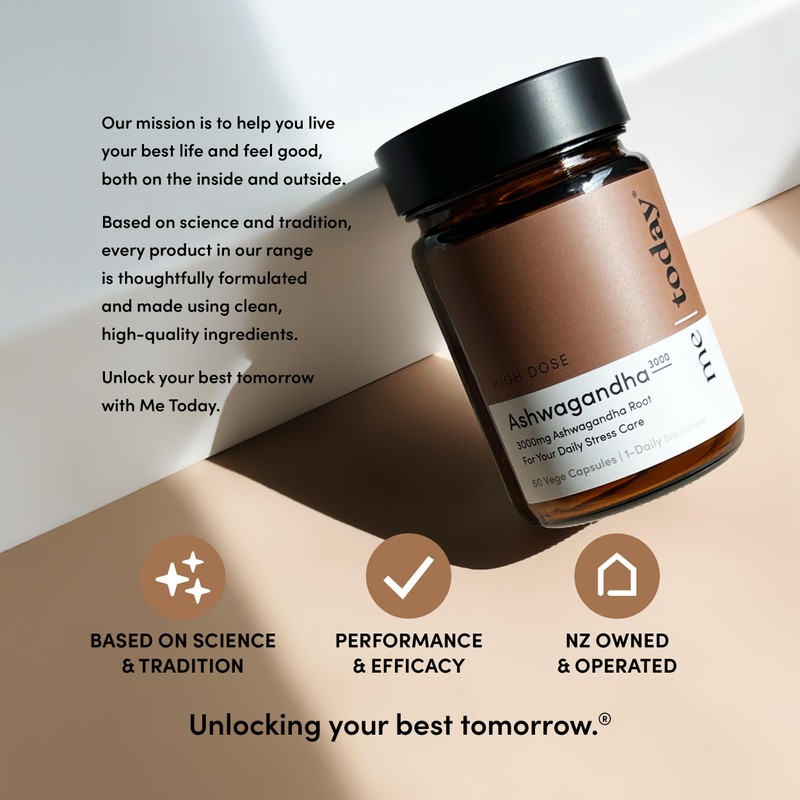me today Ashwagandha 3000 – High Strength Adaptogen for Stress