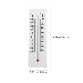 Operitacx Thermometer Key Hider Decorative Key Saving Box Weatherproof Plastic for House Storage