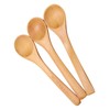 30pcs Mini Natural Wooden Children Spoon Kitchen Condiment Tool