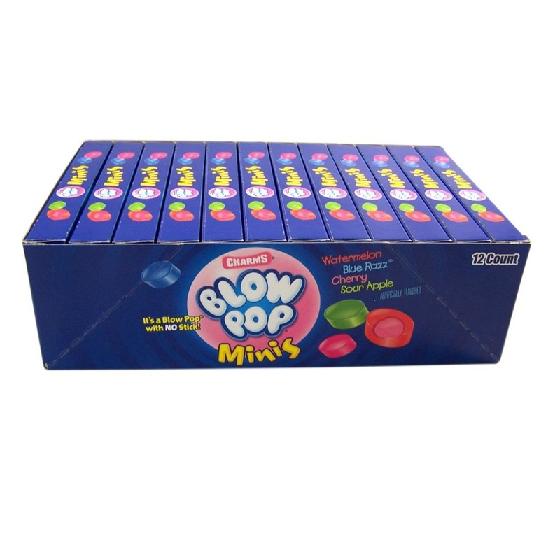 Charms Blow Pops Minis Theater Box, 3.5 oz (Pack of