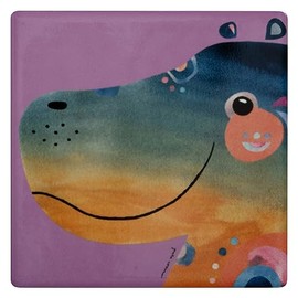 Maxwell & Williams Hippo PETE CROMER DU0233 Coaster Ceramic Cork