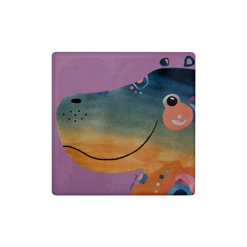 Maxwell & Williams Hippo PETE CROMER DU0233 Coaster Ceramic Cork