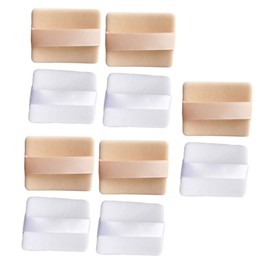 Baluue 10pcs Washable Makeup Puff Dual-sided Powder Applicators for Loose Mineral Foundation Soft and for for Daily Makeup Use
