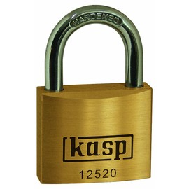 Kasp K12520A2 Premium Brass Padlock-20mm-keyed Alike
