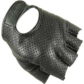 Nazran Perforated 2.0 Fingerless Leather Motorcycle Gloves 3XL