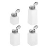 HARFINGTON 4pcs Solvent Alcohol Dispenser 120ml/180ml/200ml/250ml Nail Polish Remover Push