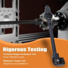 CUSTONEPARTS Intermediate Steering Shaft FIT 1990-1996 Chevy C70 Kodiak, GMC C7000 Topkick, 1997-2002 C7500 Kodiak, C7500 Topkick – OE Replacement 425-5603, 26008098