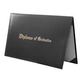 Angenster Certificate Folder,Graduation Certificate Cover Imprinted "Diploma of Graduation" Diploma Cover for Awards Certificate