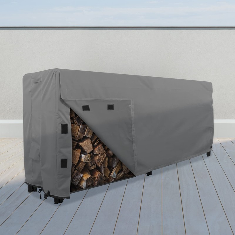 KHOMO GEAR - Firewood Rack Cover 8 foot - Heavy