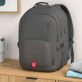 tazbuzo Travel Backpack, Extra Large Backpack, 50L Laptop Backpack for Men, big Backpack, Water Resistant TSA Approved Business Work College School Computer Bag with USB Port, Fits 17 Inch Laptops