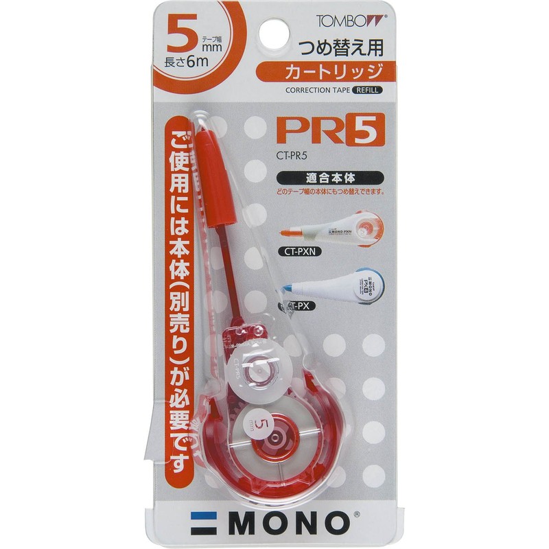 tonbo鉛筆 Correction Tape mono PXN 5 mm Wide CT –