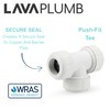 LavaPlumb Push Fit Plumbing Fittings 15mm 22mm White Pushfit Elbow