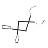 Fireplace Tong Iron Campfire Firewood Tong Log Grabber with Enlarging