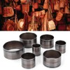 7 Pcs Round Leather Cookie Cutters 20-50mm Round Shape Punch