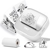 PRT Mini Sticker Printer Portable Thermal Printer with 1 Roll