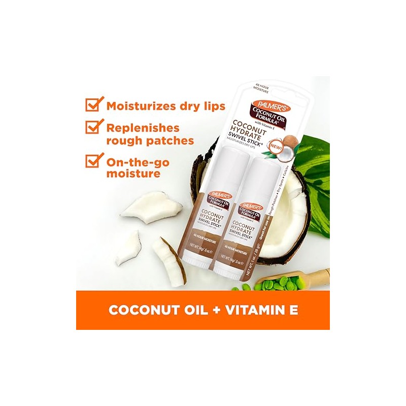 Palmers Coconut Oil Protec and Hydrate Kit Lip Moisturizer Unisex