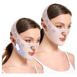 2 Mentonera Faja Oferta Reduce Arruga Papada Cachete Mejilla 2