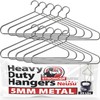 Neusu Heavy Duty Hangers - 5mm Solid Metal, Hold Over