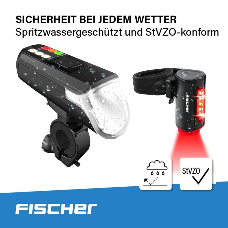 FISCHER USB Lighting Set, Floor Light for More Visibility and