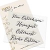 Clear Stamp Set Rubber Card Art - Big Words "From Easter Bunny, Rabbit Post, Easter Nest, Happy Easter"